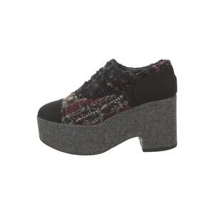 ❤️Chanel 2015 Interlocking CC Logo Platform Pumps❤️